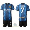 Maglia ufficiale Inter Milan Alexis Sanchez 7 Casa 2021-22 per Bambino